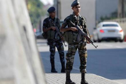 Gunmen opened fire on troops when they attempted to storm the house in the town of Kalmunai, spokesman Sumith Atapattu said. (Reuters)