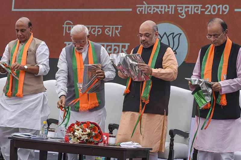 bjp manifesto, bjp manifesto release, bjp manifesto 2019, bjp manifesto committee, bjp manifesto 2019 release date, bjp manifesto 2019 elections, amit shah, narendra modi, rajnath singh, bjp election manifesto