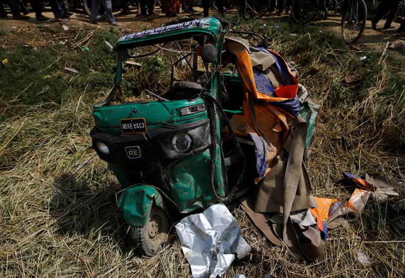 Atleast 31 people have been killed and over 600 injured after a freak storm battered several locations across southern parts of Nepal on Sunday. Winds accompanied by rain and hailstorms have struck Parsa and Bara district. Speaking to Associated Press, Sunil Ahmed, a farmer who lost his family in the calamity said, "We are asking the government to come and help us rebuild our homes and help us get back on our feet. I don't know what to do next or where to go." Several private organisations and volunteers have also extended their assistance in providing relief operations. (Reuters photo)