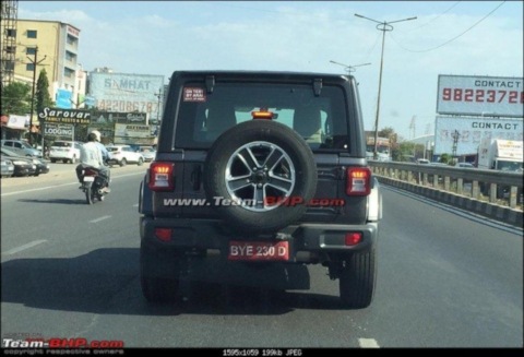 2019 Jeep Wrangler Sahara spotted on test in India: Launch expected soon