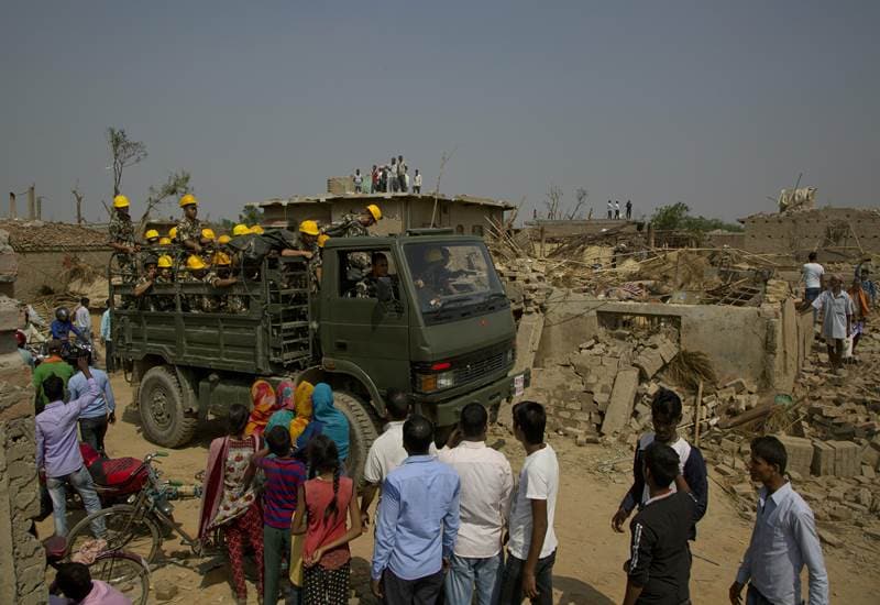 The local government has announced a compensation of Rs 300,000 (USD 2,725) for the financial assistance to the families who lost their near ones. The government has also announced of providing other relief materials such as food items, medical supplies, tents etc. The provincial government has also appealed to the central government for imposing a state of emergency in the affected areas. (Reuters photo)