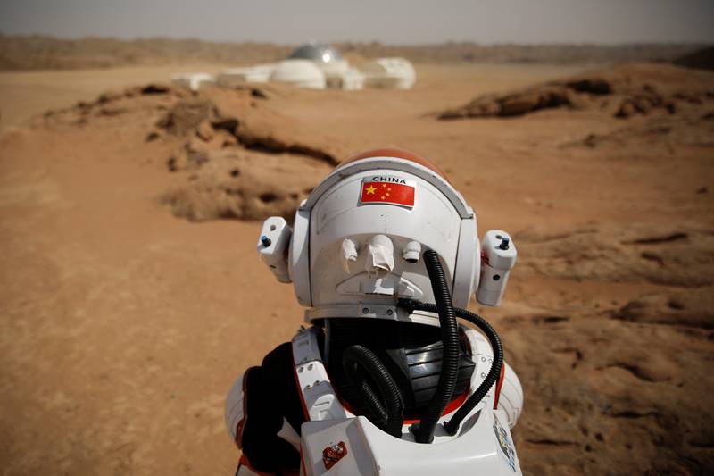 china, mars, Gobi desert, astronauts, Red Planet, planet, space power