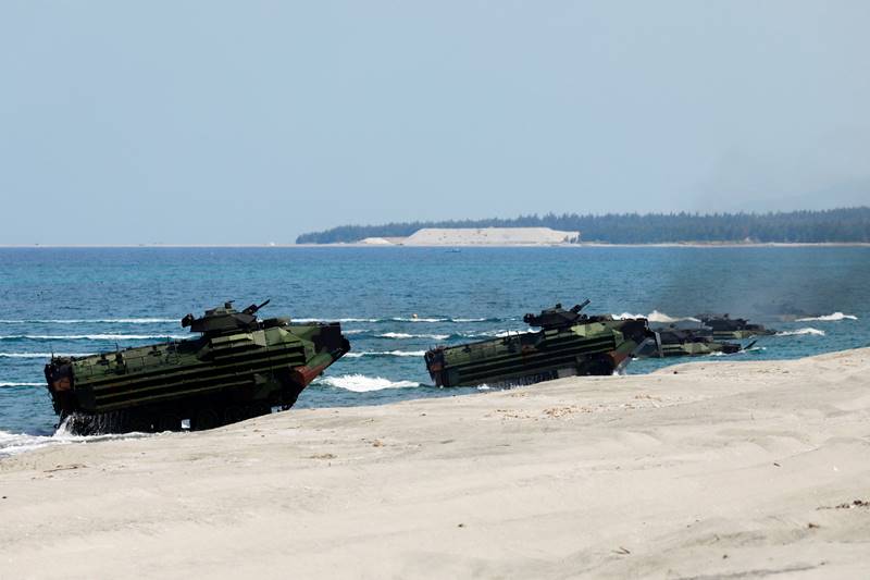 war games, US, Philippine, US, Philippine war games, war games in Philippine, war games in South China Sea, South China Sea, military drills, USS Wasp
