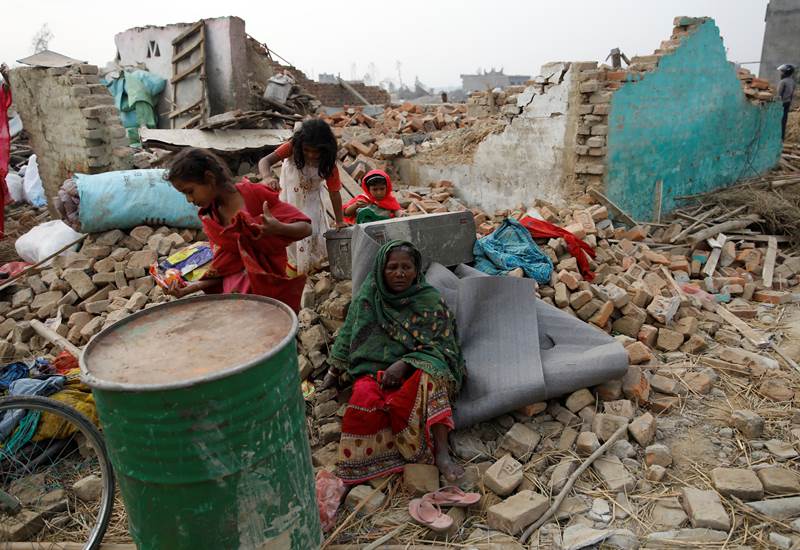 Prime Minister Khadga Prasad Oli on Monday cancelled his official visit to western Nepal to see the rescue operation in the affected areas. The PM has also expressed sadness over the loss of lives and extended condolences to the families. (Reuters photo)