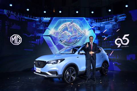 MG eZS electric SUV unveiled