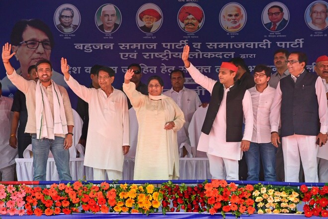Mayawati, Akhilesh, SP, BSP
