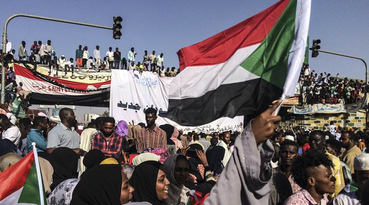 sudan, sudan unrest, sudan protest, sudan women icon, sudan woman viral photo, viral news, indian express, world news sudan, sudan unrest, sudan protest, sudan women icon, sudan woman viral photo, viral news, indian express, world news
