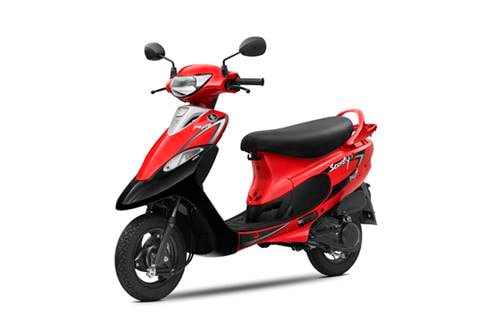 TVS Scooty Pep+ Revving Red