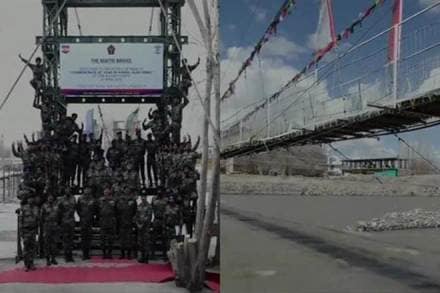 Maitri bridge indian army leh ladakh Maitri bridge indian army leh ladakh