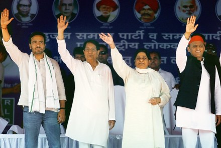 Don't let your votes get split: Akhilesh and Mayawati warn voters Don't let your votes get split: Akhilesh and Mayawati warn voters