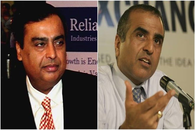 Mukesh ambani, Sunil Mittal