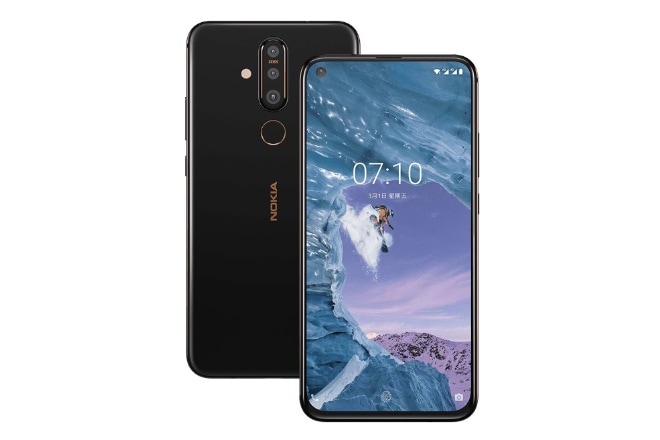 Nokia X71 comes with three cameras and a display cutout