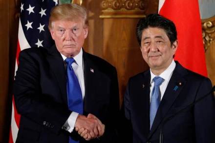 Donald Trump, Japan, Shinzo Abe, Iran, oil, world news
