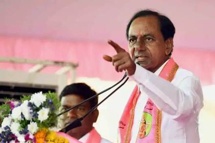 Telangana Rashtra Samiti supremo K Chandrashekar Rao (File photo)