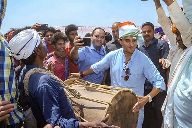 Congress leader Jyotiraditya Scindia (PTI Photo)