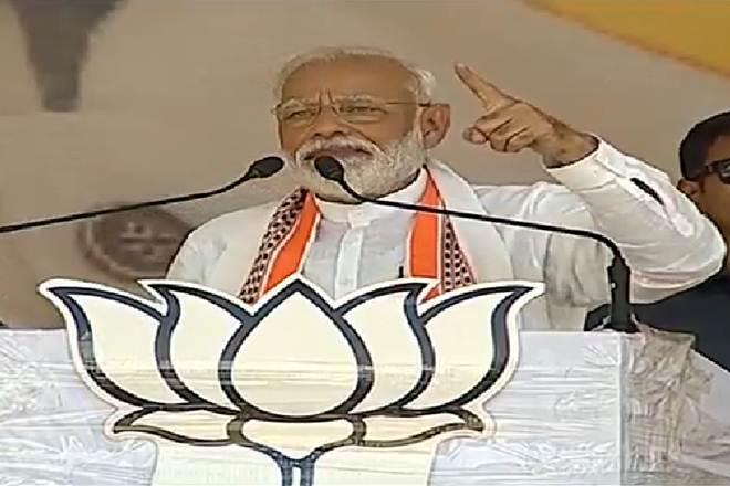 Addressing a rally in Gosaiganj, about 25 km from this temple town, the prime minister said his is the only government that thinks of the poor. (BJP)