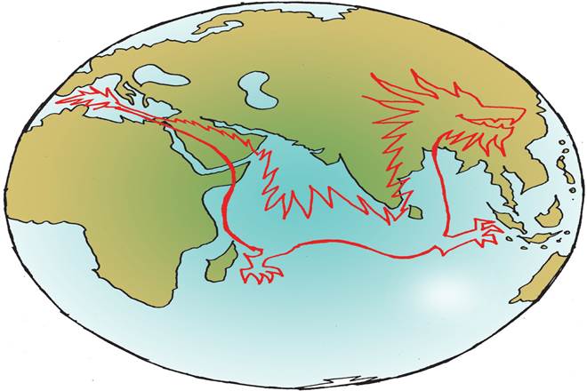China-watchers say China is consolidating a ‘strategic triangle’ in the seas.