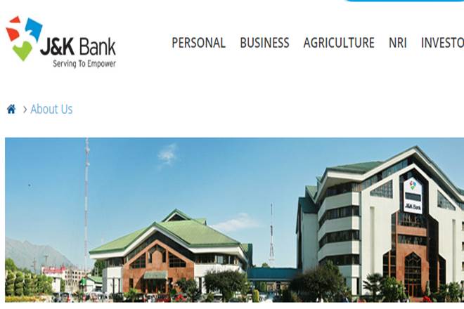 Jammu and Kashmir Bank Q4 net rises 7-fold to Rs 215 crore (Website image) Jammu and Kashmir Bank Q4 net rises 7-fold to Rs 215 crore (Website image)