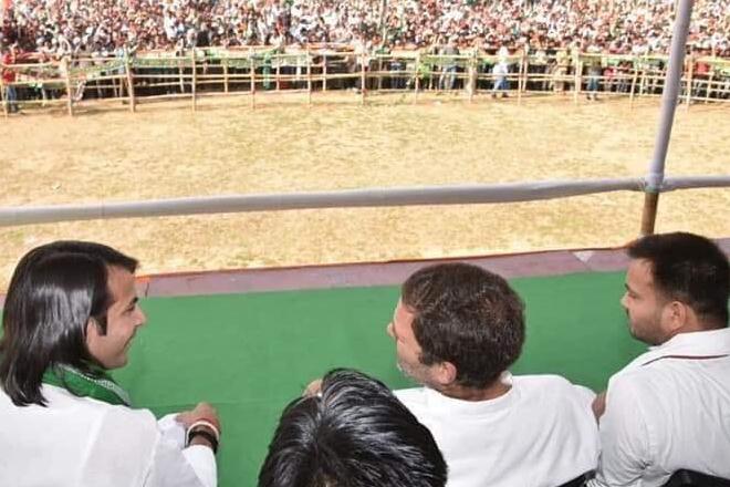 The incident occured at a rally in Pataliputra from where Misa Bharti is contesting the Lok Sabha polls.  The incident occured at a rally in Pataliputra from where Misa Bharti is contesting the Lok Sabha polls.