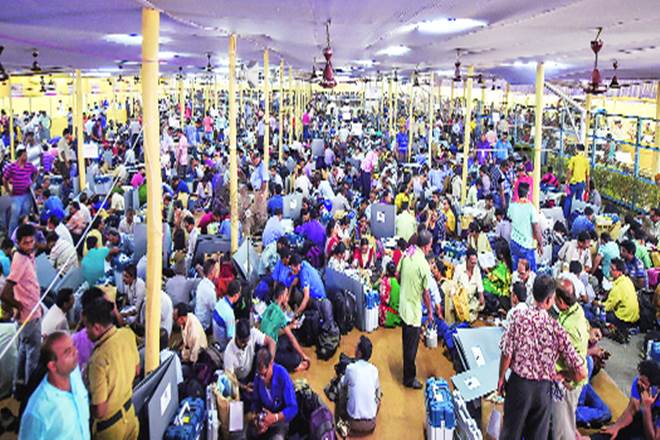 Poling officials checking EVMs and VVPATs before leaving their polling booth at a distrubution centre ahead of the seventh and last phase of Lok Sabha polls in Kolkata (PTI Image) Poling officials checking EVMs and VVPATs before leaving their polling booth at a distrubution centre ahead of the seventh and last phase of Lok Sabha polls in Kolkata (PTI Image)
