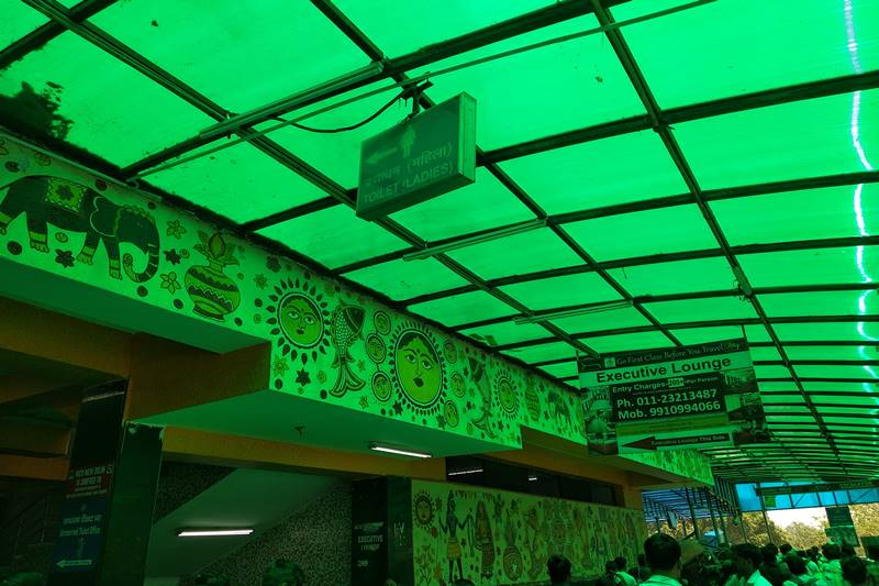 New Delhi railway station gets a beautiful makeover