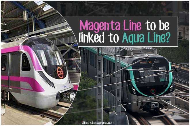 Noida Sector 142 metro station of the Aqua Line is being considered for linking with the Delhi Metro Magenta Line