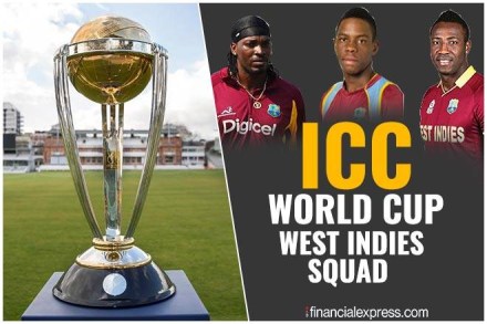 West Indies World Cup Squad: Jason Holder (c), Chris Gayle, Kemar Roach, Darren Bravo, Andre Russell, Shai Hope, Sheldon Cottrell, Evin Lewis, Shannon Gabriel, Carlos Brathwaite, Ashley Nurse, Shimron Hetmyer, Fabian Allen, Oshane Thomas, Nicholas Pooran. West Indies World Cup Squad: Jason Holder (c), Chris Gayle, Kemar Roach, Darren Bravo, Andre Russell, Shai Hope, Sheldon Cottrell, Evin Lewis, Shannon Gabriel, Carlos Brathwaite, Ashley Nurse, Shimron Hetmyer, Fabian Allen, Oshane Thomas, Nicholas Pooran.