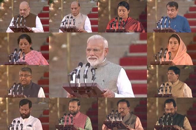 Modi cabinet 2019, modi cabinet ministers list