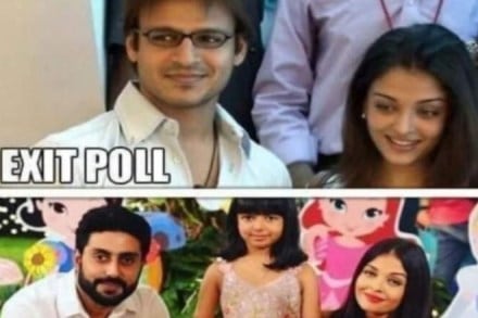 Vivek Oberoi, Salman Khan, Aishwarya Rai, Aishwarya Rai Bachchan, Abhishek Bachchan, Exit poll, Elections 2019, PM Narendra Modi biopic