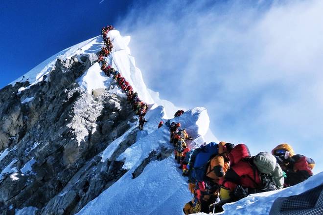 Mount Everest, Mount Everest traffic jam, Mount Everest facts, Mount Everest Nepal, Climbing Mount Everest, mt everest traffic jam 2019, Mt Everest Indian climbers, First Indian climber Mount Everest, traffic jam on Mount Everest