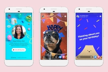 Facebook’s new Birthday Stories sing birthday tunes with photos, videos