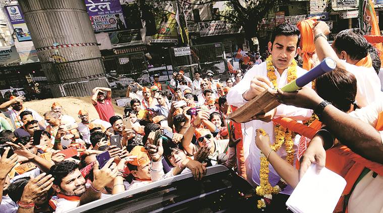 Gautam Gambhir , lok sabha elections, loks avha elections 2019