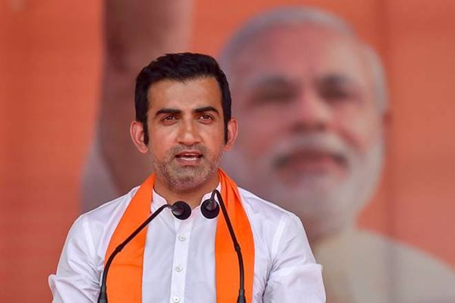 gautam gambhir, atishi, gautam gambhir pamphlet, atishi pamphlet, delhi elections, delhi polls, gautam gambhir bjp, gautam gambhir challenge Kejriwal, lok sabha election, election 2019