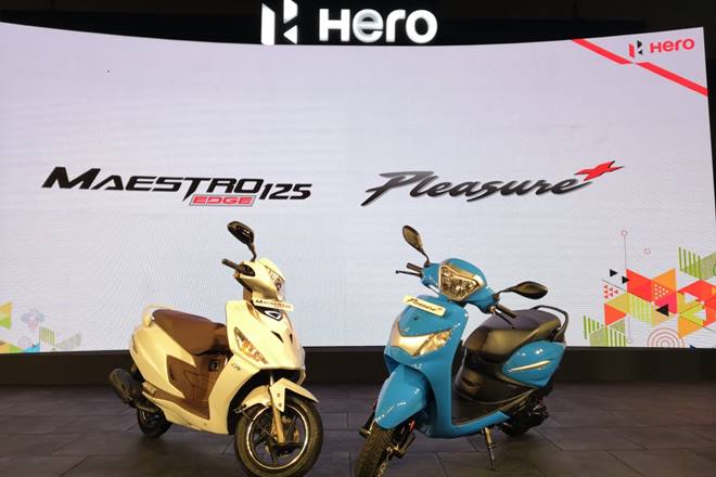hero maestro edge 125 hero pleasure plus price
