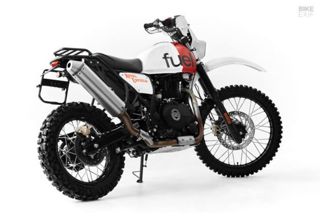 modified royal enfield himalayan dakar rally full