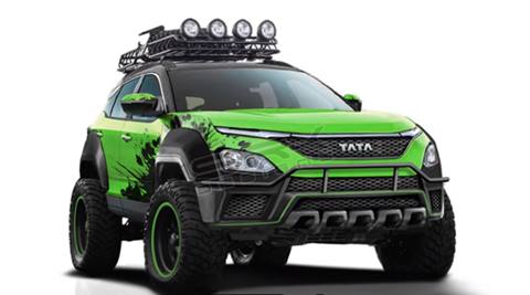 Tata Harrier re-imagined as a hardcore off-roader looks like a mini monster truck