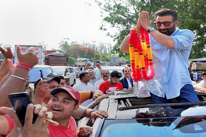Sunny Deol is the second Bollywood actor to win this constituency. (PTI)