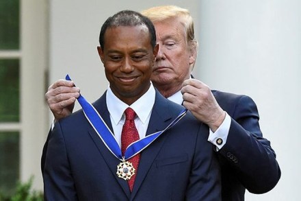 Tiger Woods, Donald Trump, Medal of Freedom, pga tour, wells fargo championship, iran, max homa, pga, jeff glor, robert mueller, michael cohen, pga championship, cspan, pga championship 2019, lindsey vonn, tiger woods yacht, medal of freedom, presidential medal of freedom, tiger woods net worth, jeff glor leaving cbs, jack nicklaus, cohen, tiger woods medal of freedom, mueller testify, max homa pga, medal of freedom recipients, charlie sifford presidential medal of freedom recipients,