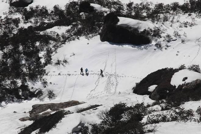 Yeti, abominable snowman, everest, Indian army Yeti footprint, yeti photo, Eric Shipton