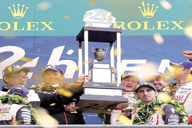 The car that won the race was driven by Sébastien Buemi, Kazuki Nakajima and Fernando Alonso.