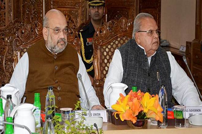 Amit Shah is currently on a two-day tour to J&K. (PTI Photo)