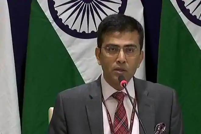 Ministry of External Affairs (MEA) Spokesperson Raveesh Kumar Ministry of External Affairs (MEA) Spokesperson Raveesh Kumar