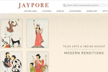 Jaypore's business comprises online and offline operations and has a customer base in 60 countries across the world. (Website image) Jaypore's business comprises online and offline operations and has a customer base in 60 countries across the world. (Website image)