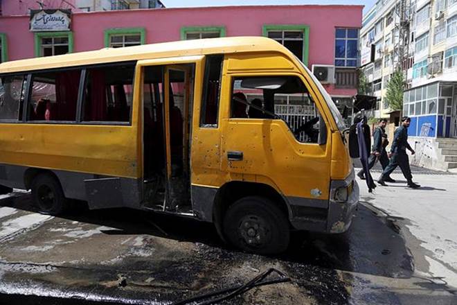 The events started with the detonation of a sticky bomb -- a growing menace in Kabul, where insurgents and criminals slap magnetic bombs on the underside of vehicles. (AP Photo) The events started with the detonation of a sticky bomb -- a growing menace in Kabul, where insurgents and criminals slap magnetic bombs on the underside of vehicles. (AP Photo)
