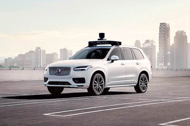In addition to Volvo’s built-in back-up systems, an array of sensors atop and built into the vehicle are designed for Uber’s self-driving system to safely operate and manoeuvre in an urban environment.
