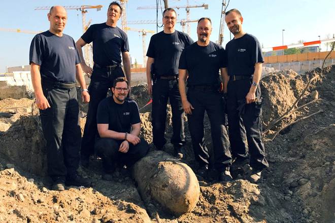 The US bomb was found at a depth of about three metres (10 feet) and had an intact detonator, police said. (Reuters/File Photo)