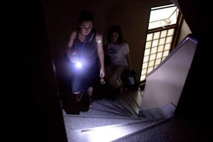 The outage hit on a day of provincial elections in parts of Argentina. (AP Photo) The outage hit on a day of provincial elections in parts of Argentina. (AP Photo)