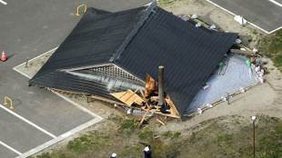 The earthquake registered six on the Japanese scale, which goes up to a maximum of seven and was felt in the capital, which is more than 300 kilometres (185 miles) away. (Reuters image)