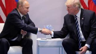 US President Donald Trumps with Russian President Vladimir Putin. (Reuters File photo)