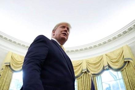 US President Donald Trump walks in the Oval Office of the White House (Reuters photo)